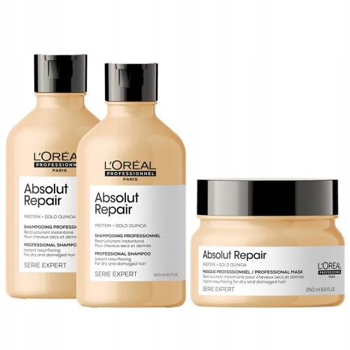 LOreal Absolut Repair Gold dva šampony maska
