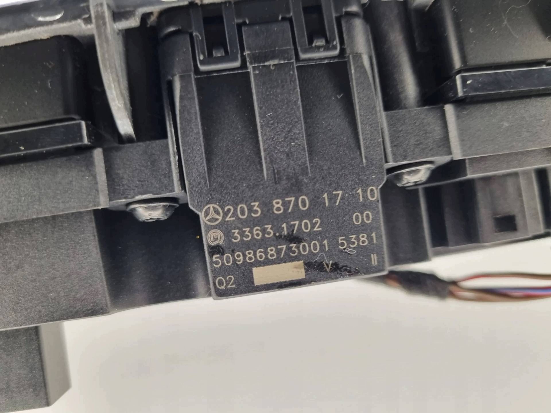 Panel switch Mercedes-Benz C W203 facelift W203 2006 2038701710