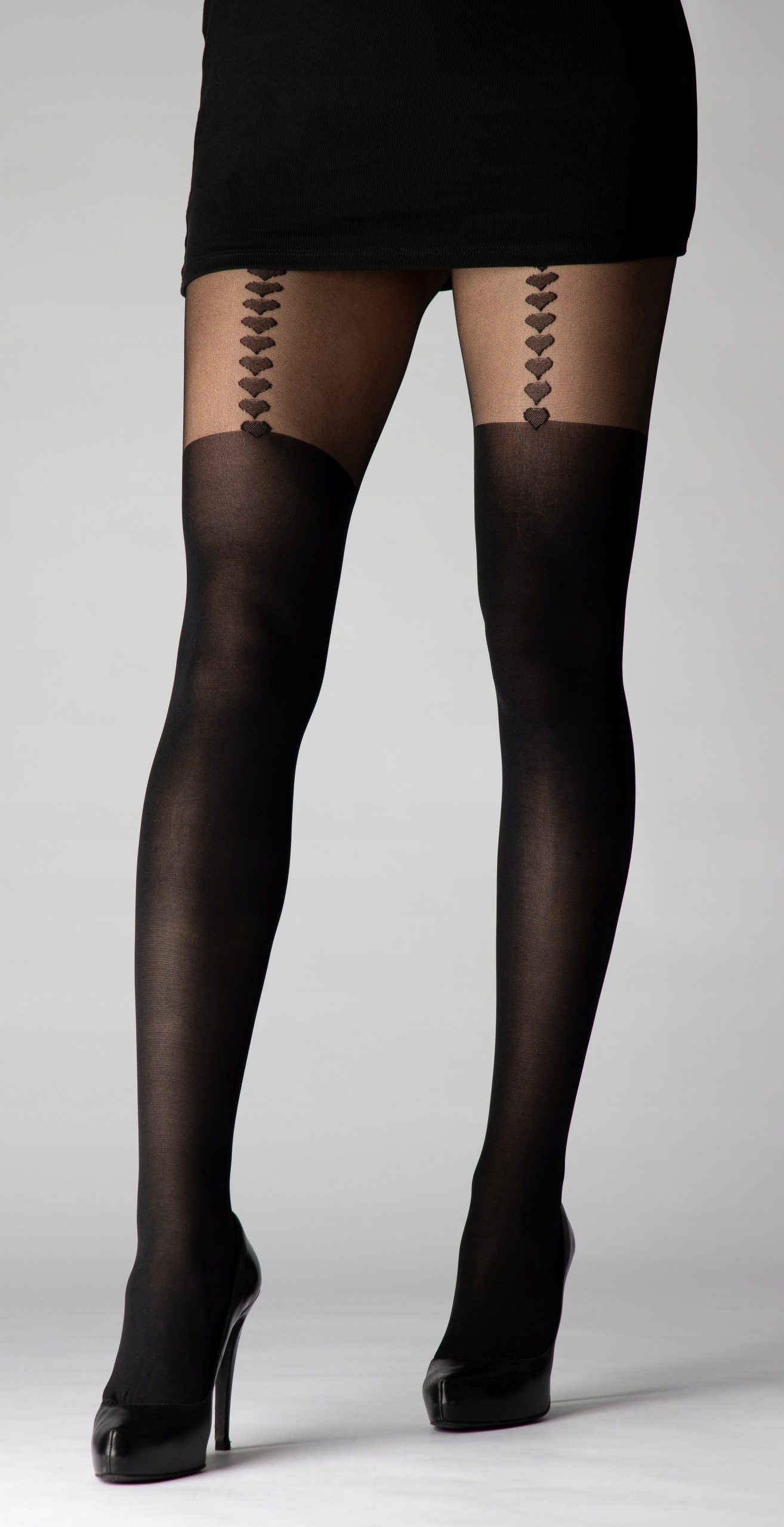 Rajstopy jak zakolanówki z kropkami groszkami R-3 Rozmiar 3