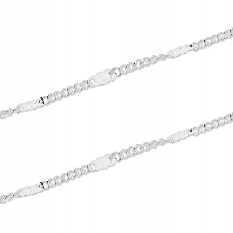 Stříbrný řetízek pancíř plech 925 elegantní klasický unisex vzhled r50