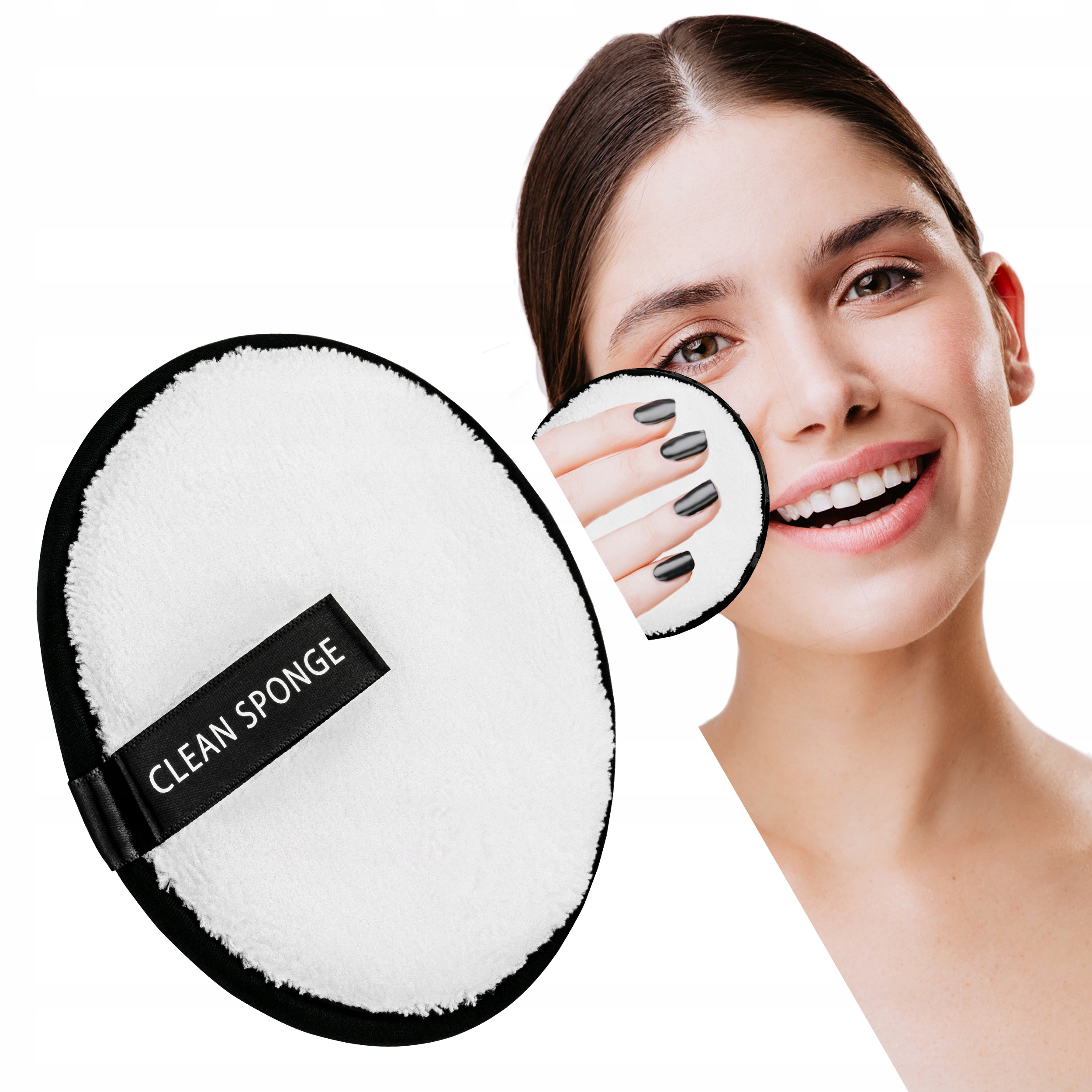 WIELORAZOWA MYJKA GĄBKA DO MYCIA DEMAKIJAŻU TWARZY