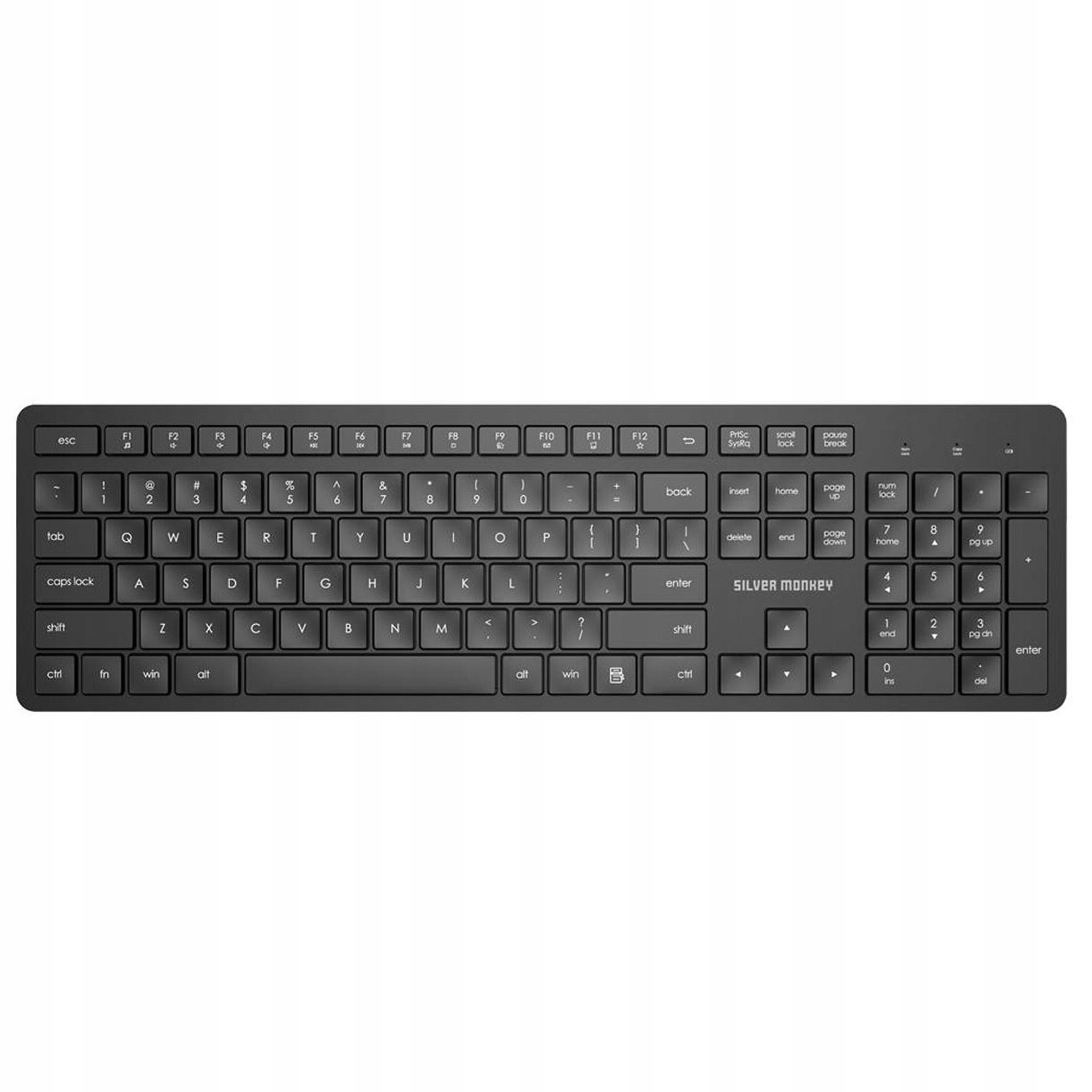 

Klawiatura Silver Monkey K41 Wireless slim czarna