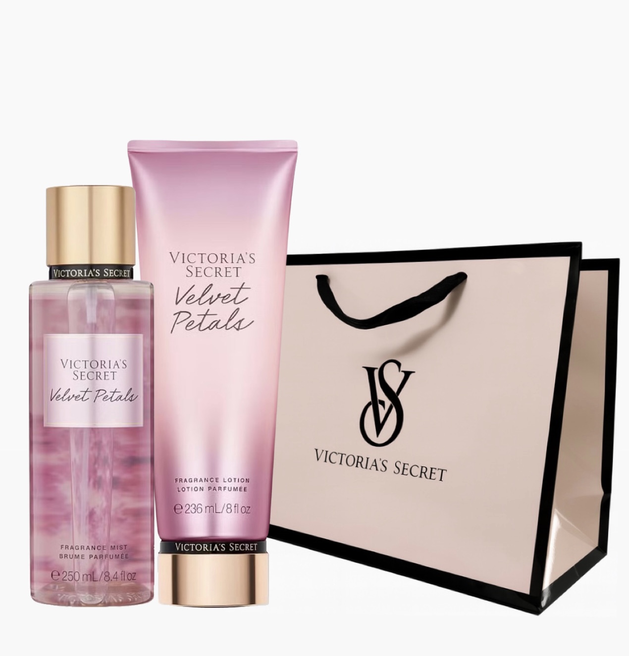 Zestaw Victoria's Secret Velvet Petals mgiełka i balsam do ciała