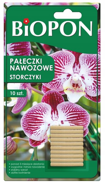

Biopon Pałeczki nawozowe do Storczyków 10szt