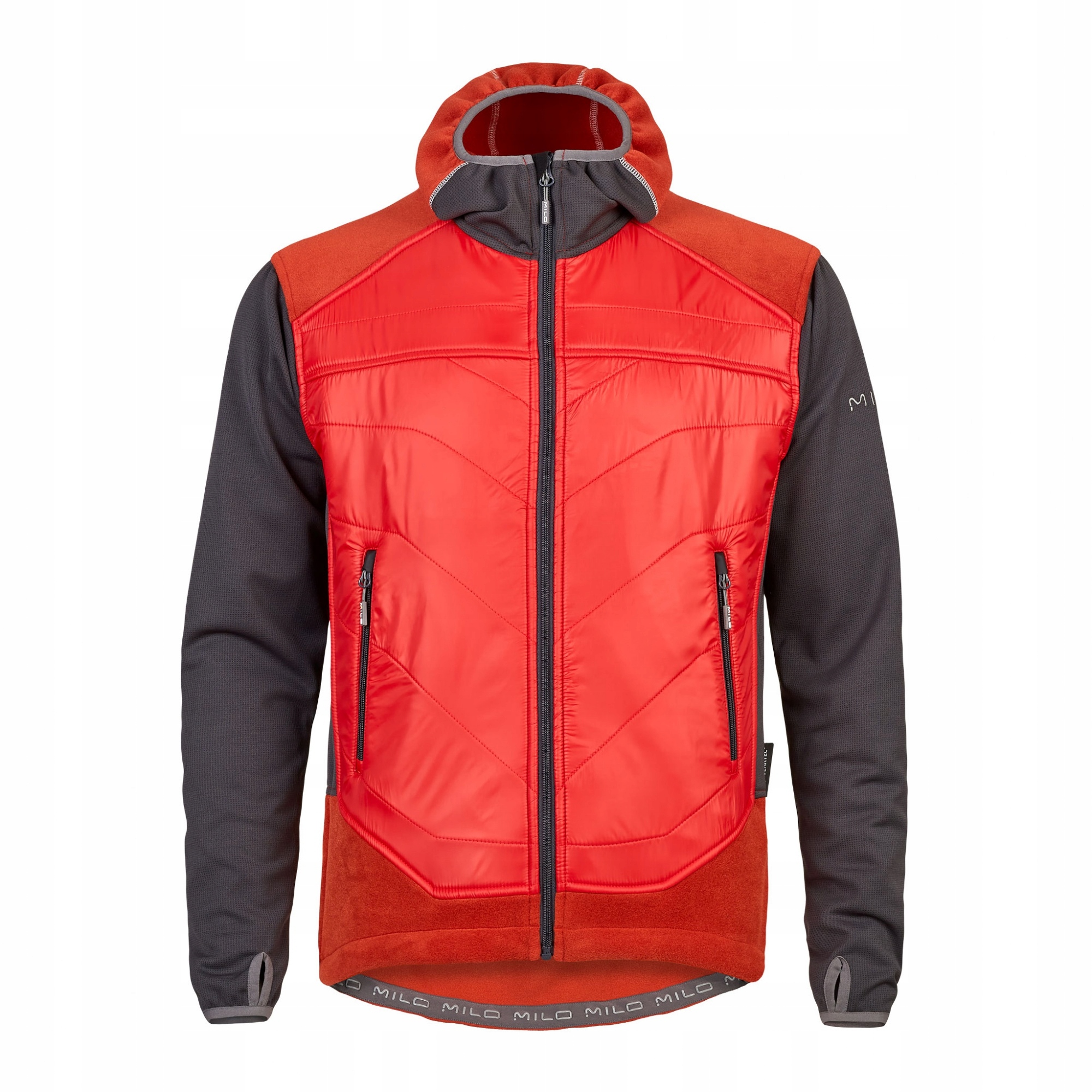 Bluza techniczna DEVE brick/red race/dark grey XL