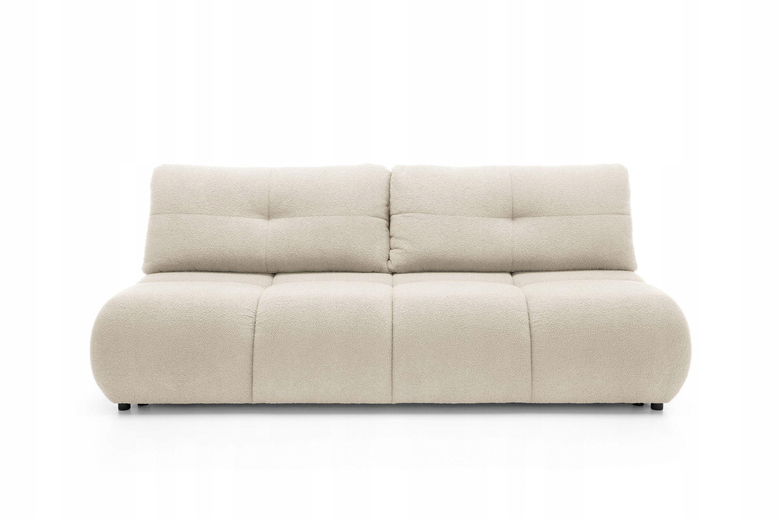 Rozkládací pohovka Corso s funkcí spaní do obývacího pokoje Boucle Baranek Béžová