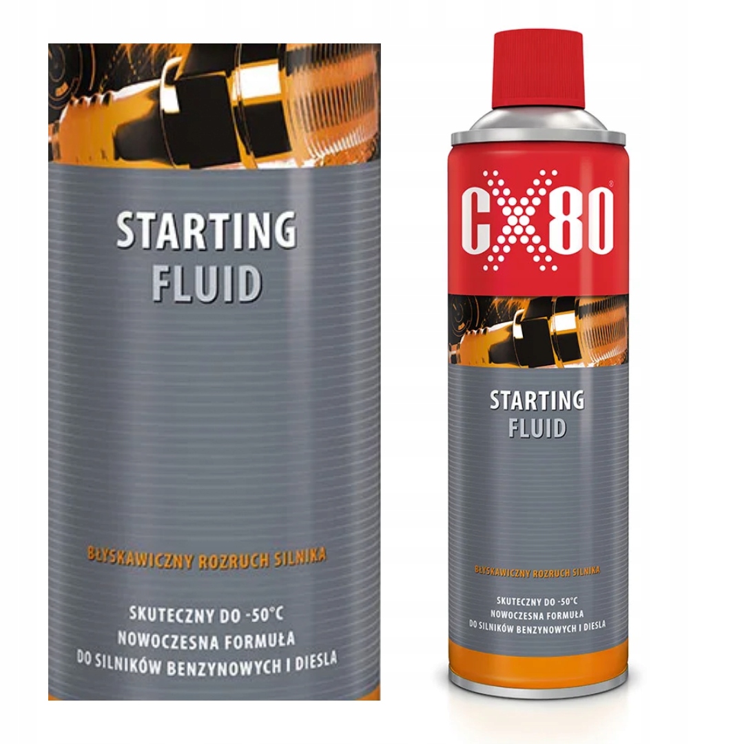 CX80 Starting Fluid Samostart Rozruch Silnika 500ML