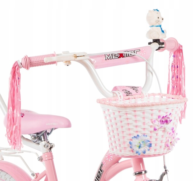 Дитячий велосипед Mexller Village 16 дюймів Рожевий Велосипед для дівчинки