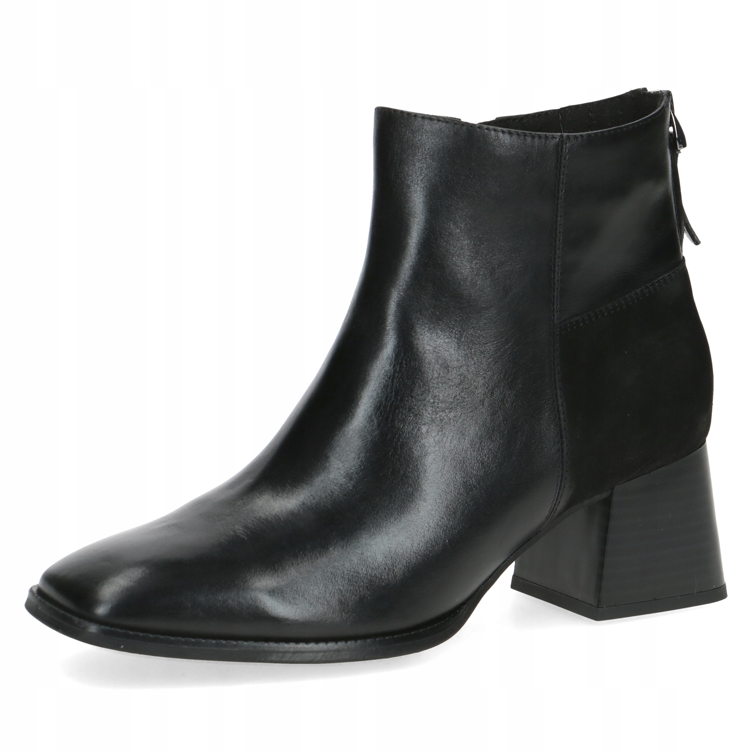 Caprice kotníkové boty Aurora přírodní kůže na podpatku [25343-41-019] vel.37