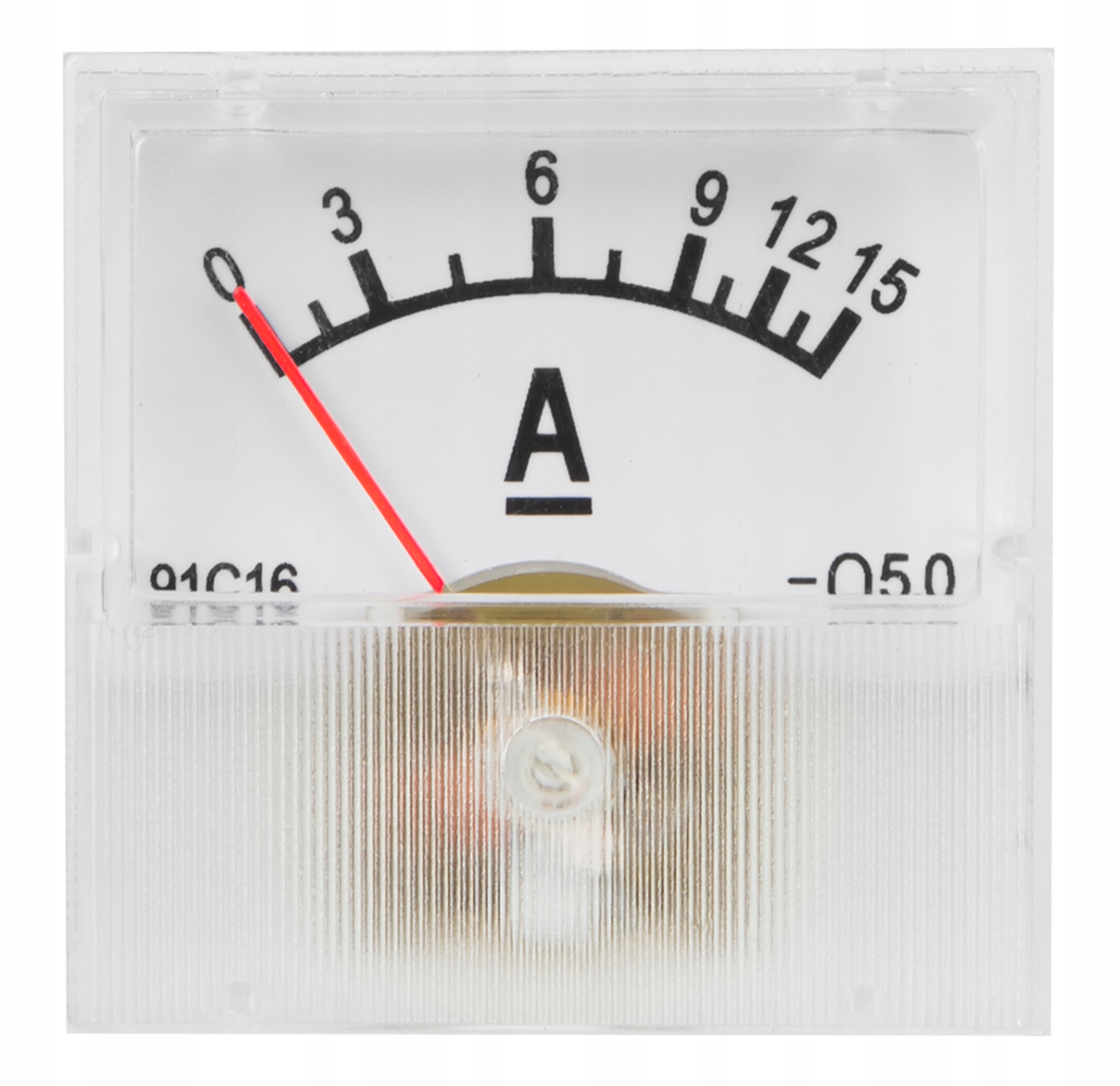 

Miernik analogowy amperomierz 15A bocznik mini