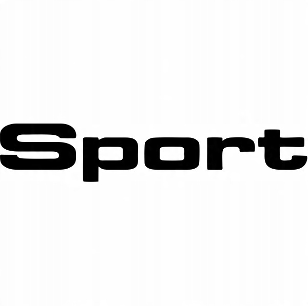 

Naklejka na samochód Sport Sportowy 15x3
