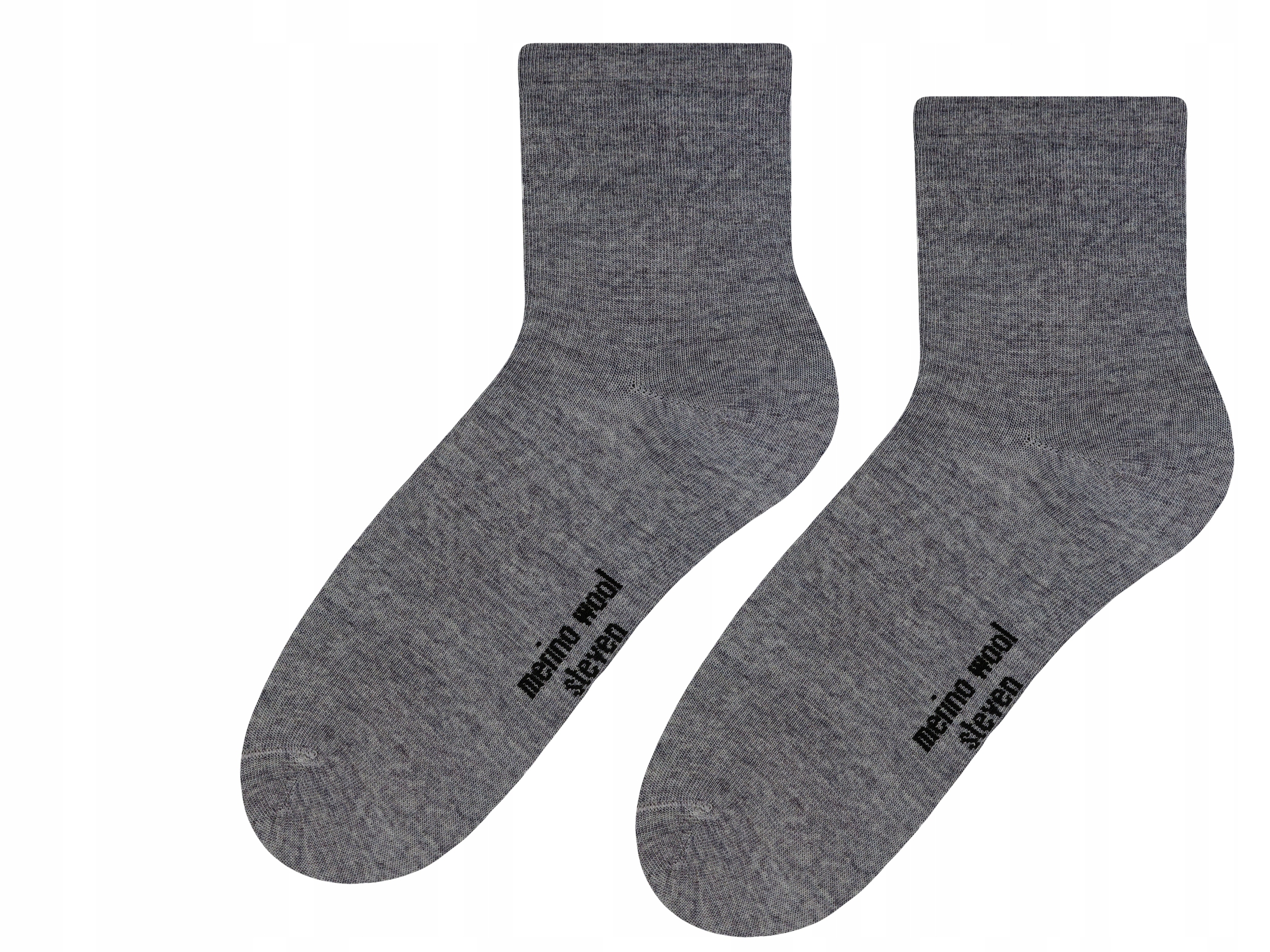 

Steven 130 Skarpety Damskie z Merynosów Siwy 38-40