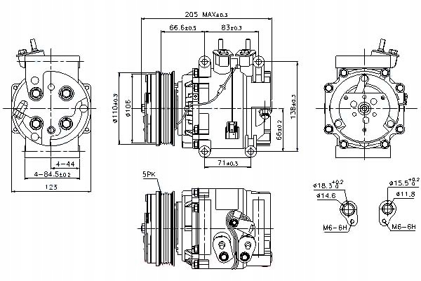 Nissens Kompresor Klimatizace Honda City, Jazz II Asistent řidiče #28