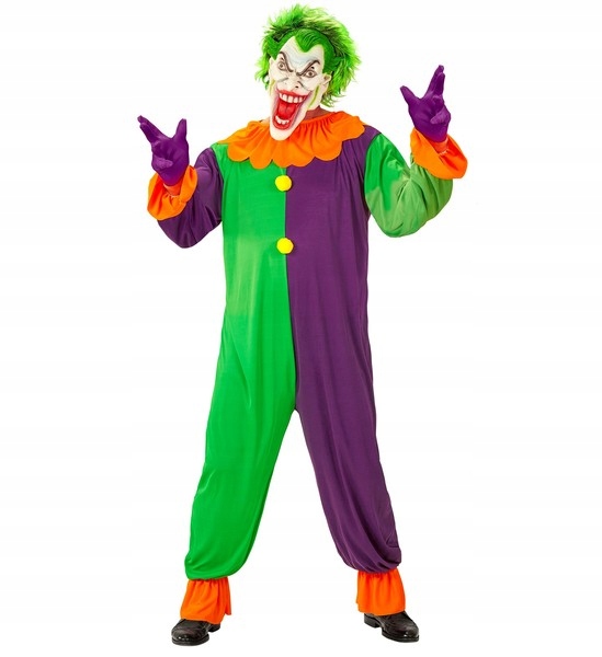 Kostým Zlý Joker Jokera Kombinéza S Maskou XL