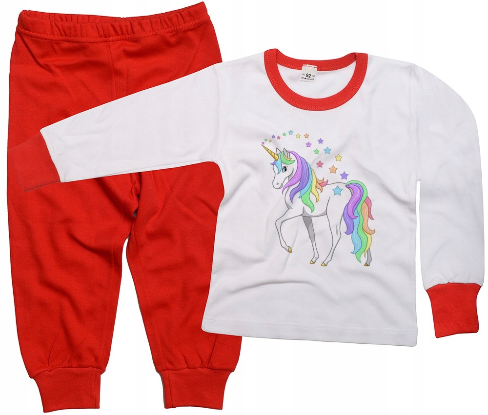 

Piżama dziecięca Unicorn jednorożec gwiazdki 116