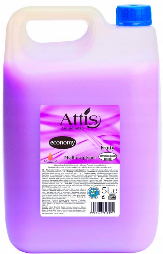 Mydło 5L KALNISTER Attis ECONOMY Fruit Fioletowe!