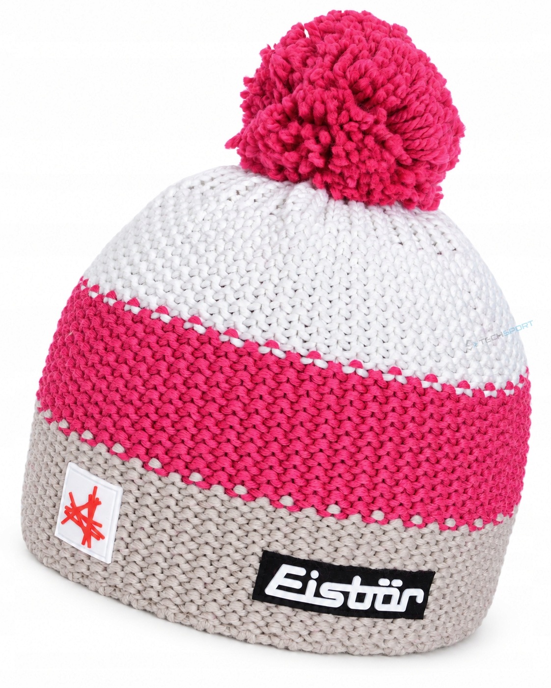 Markowa Ciepła Czapka Zimowa Eisbar Star Pompon Mu Sa 133 Wełna Merino