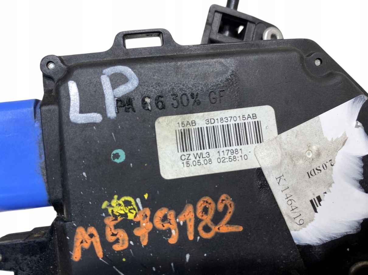 lock door left front VW GOLF V 9 PIN 3D1837015AB