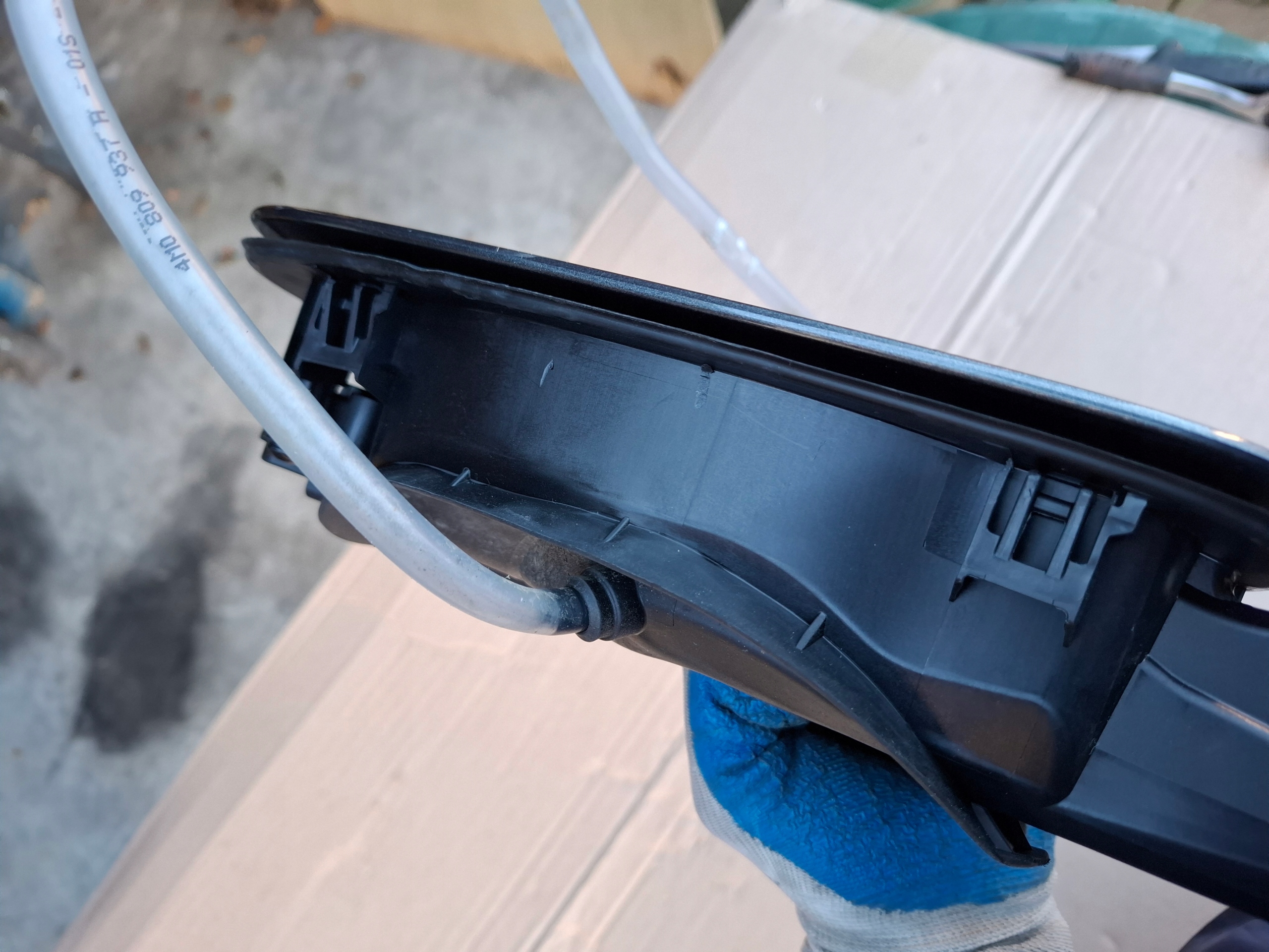 Tankklappe des Kraftstoffsbehälters AUDI RS6 C8 4K0809906B LZ7S