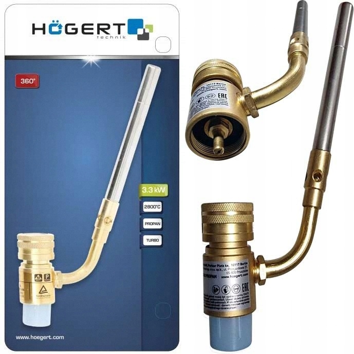 PALNIK GAZOWY LUTOWNICA TURBO PROPAN / MAPP