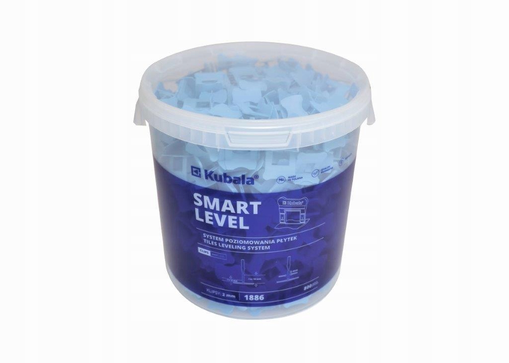 Klipsy Smart Level 2.0 mm 800 ks Kubala 1886