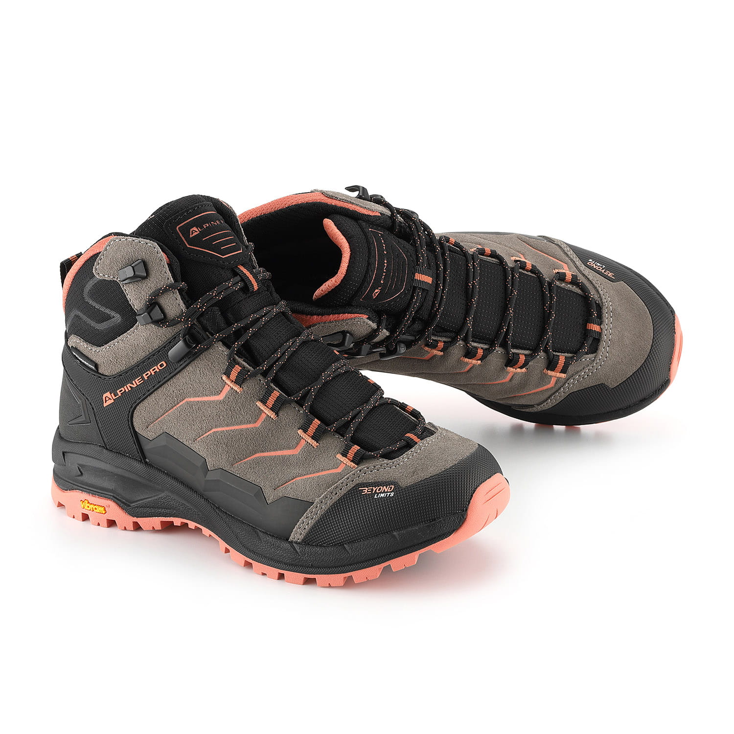 Buty wysokie trekkingowe Alpine Pro Crede k.brązowy r.42