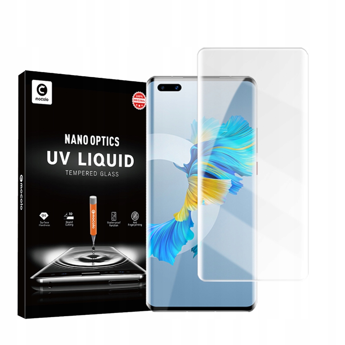 

Mocolo Szkło 3D Uv Na Ekran Do Huawei Mate 40 Pro