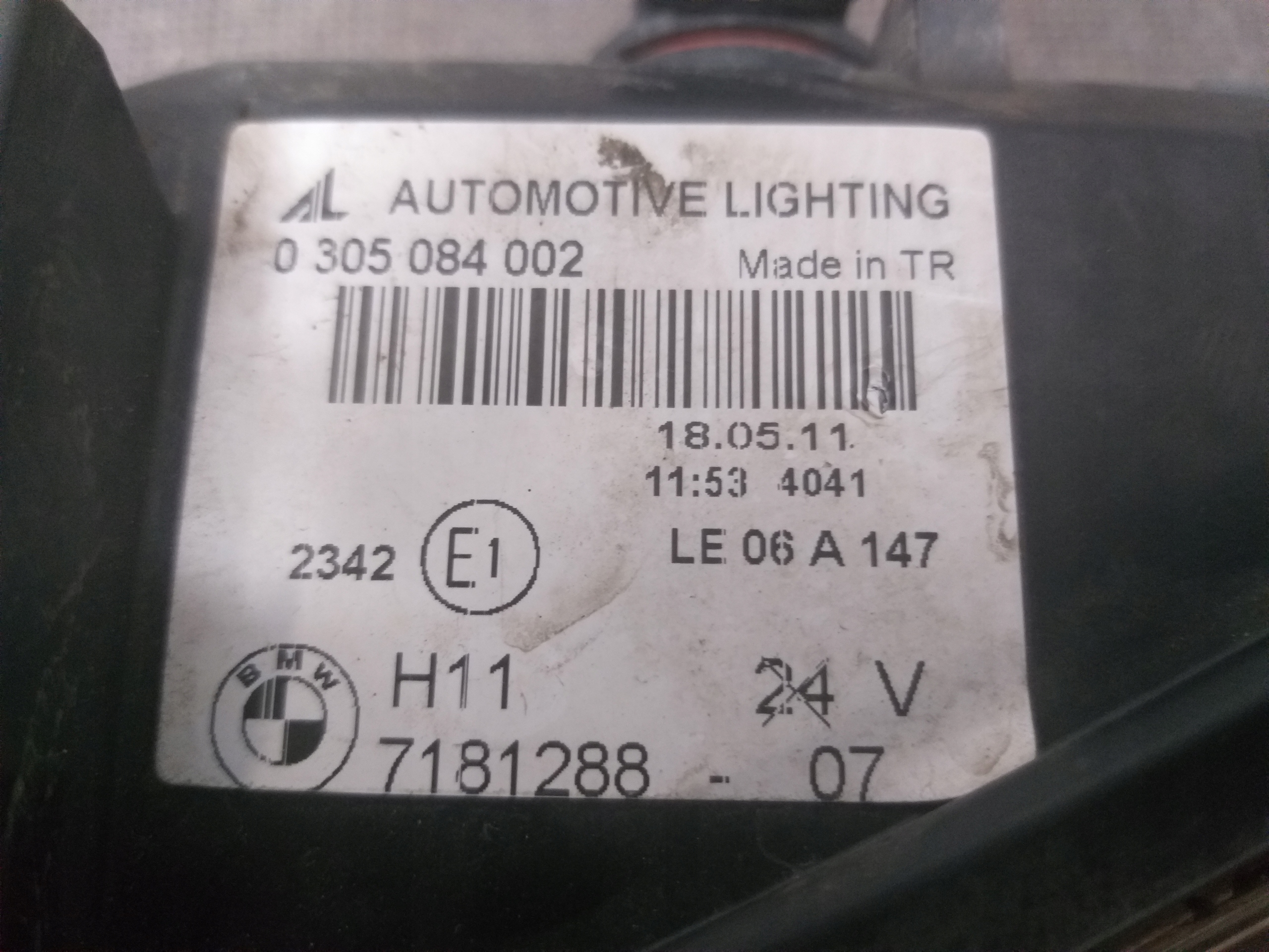 FENDINEBBIA DESTRA BMW E 1 E87 LIFT 7181288-07