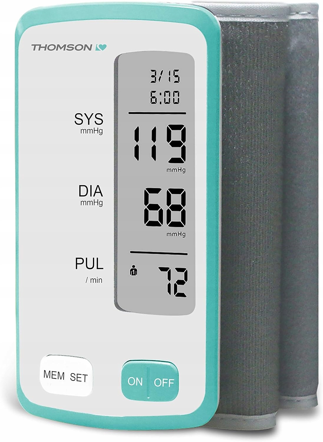 Bezprzewodowy ciśnieniomierz naramienny Thomson Cardio A9