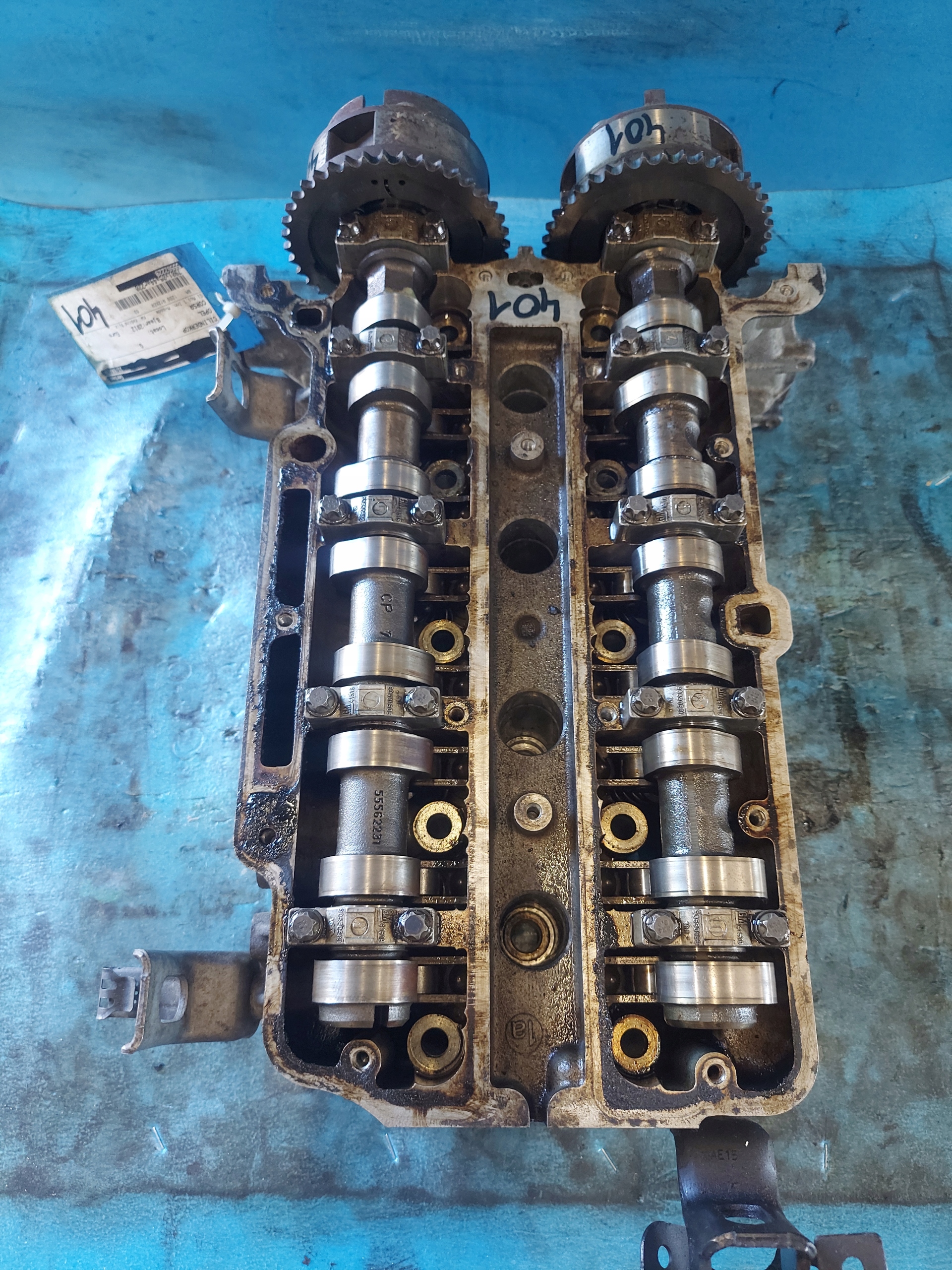 head. OPEL CORSA D 1.2 16V A12XER