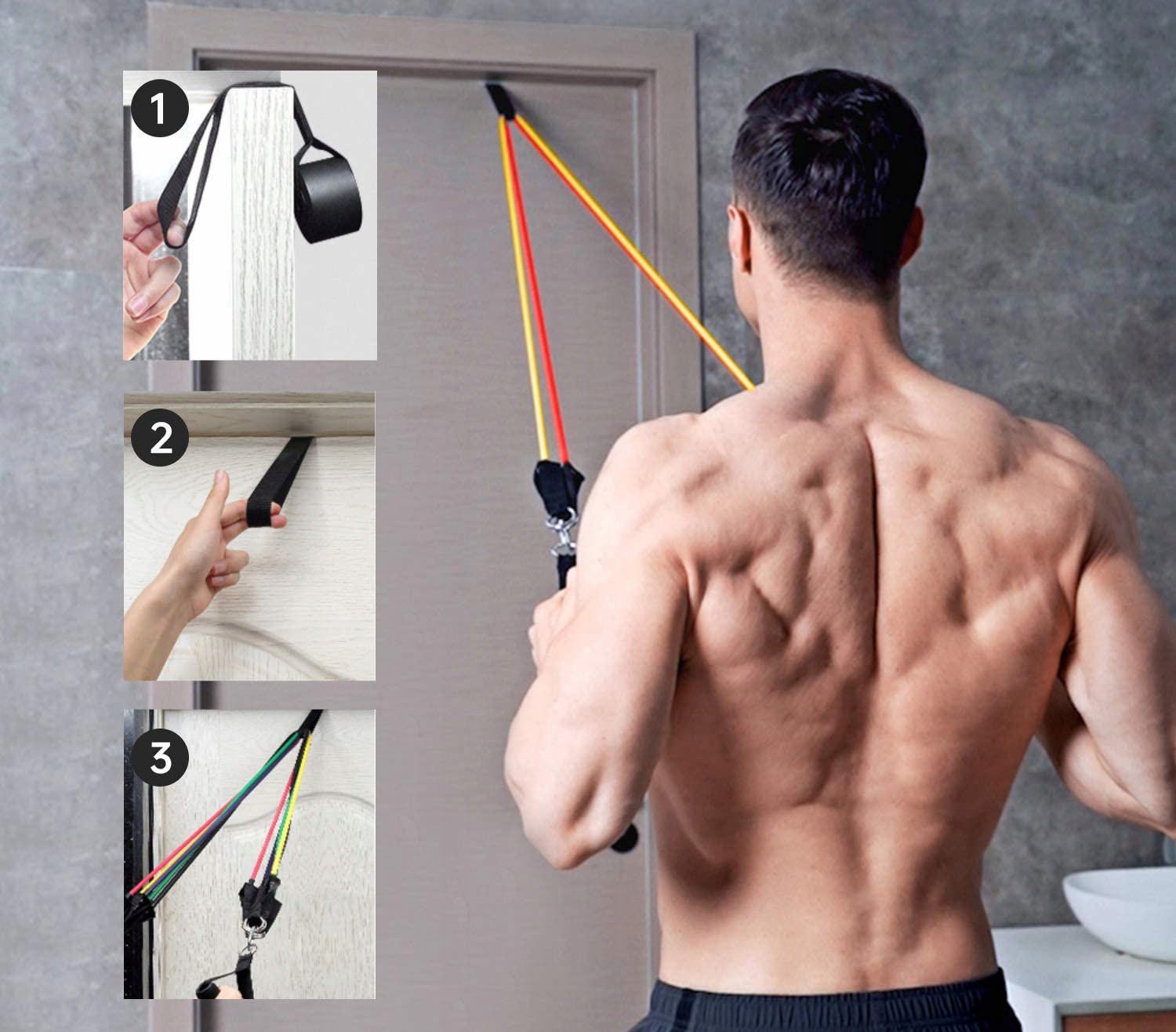 GUMY OPOROWE EXPANDER ZESTAW LINY do ĆWICZEŃ FITNESS TRENINGOWE KOMPLET Stan opakowania oryginalne