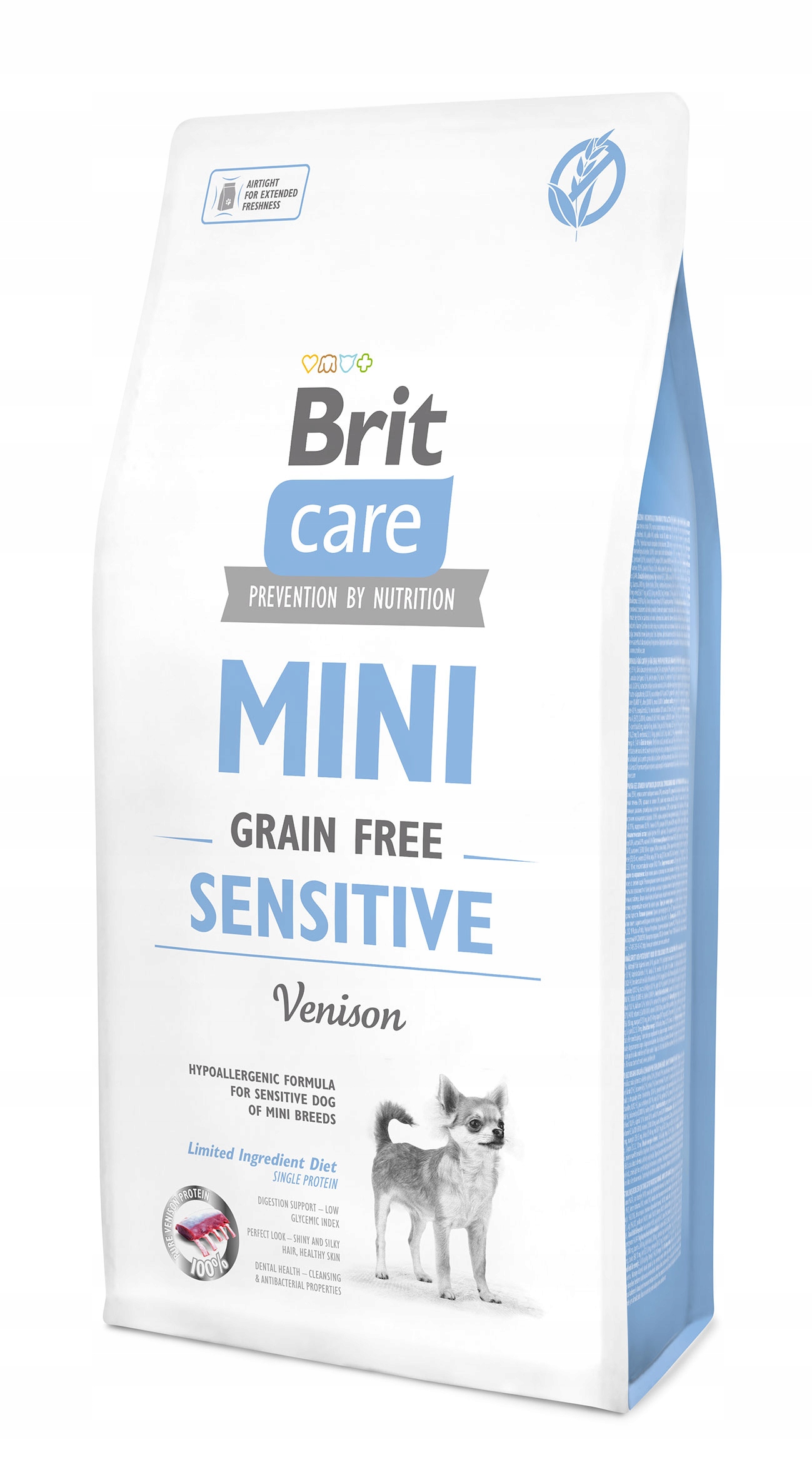 Levně Brit Care Mini Bezobilné Sensitive Zvěřina 7 Kg