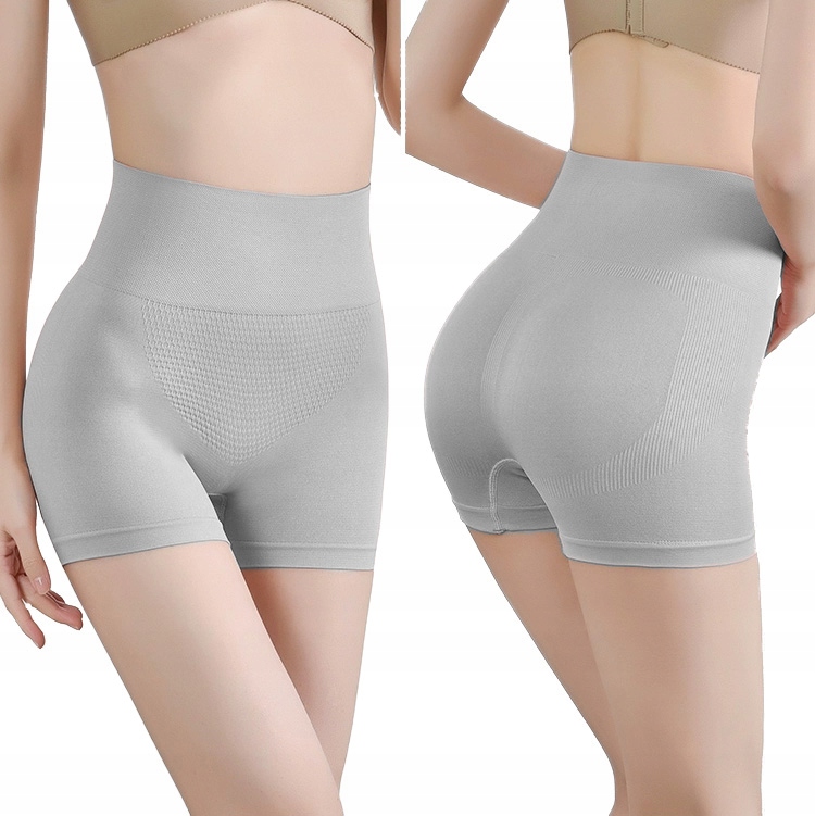 Szorty sportowe modelujące wysoki stan BIO bawełna