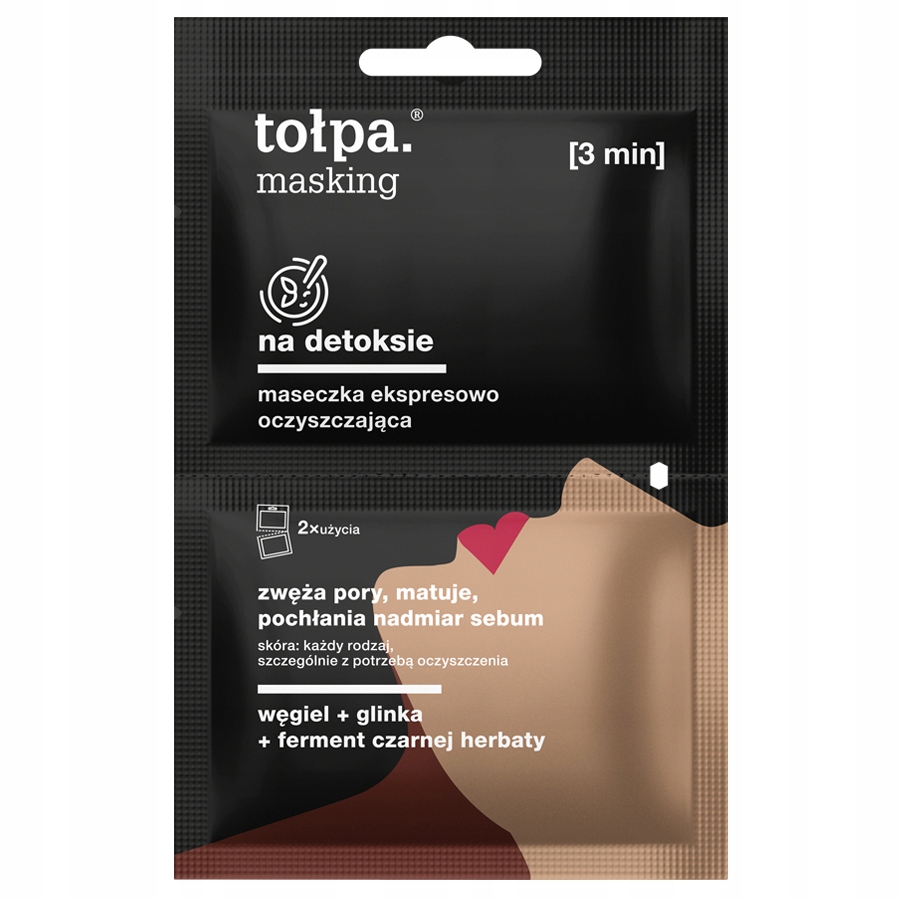 

Maseczka ekspresowo oczyszczająca Tołpa 2x5 ml