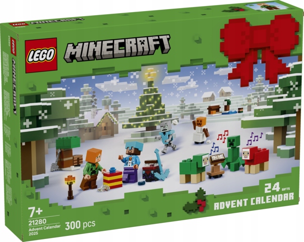 21280 Lego Minecraft Lego Minecraft Adventní kalendář na rok 2025