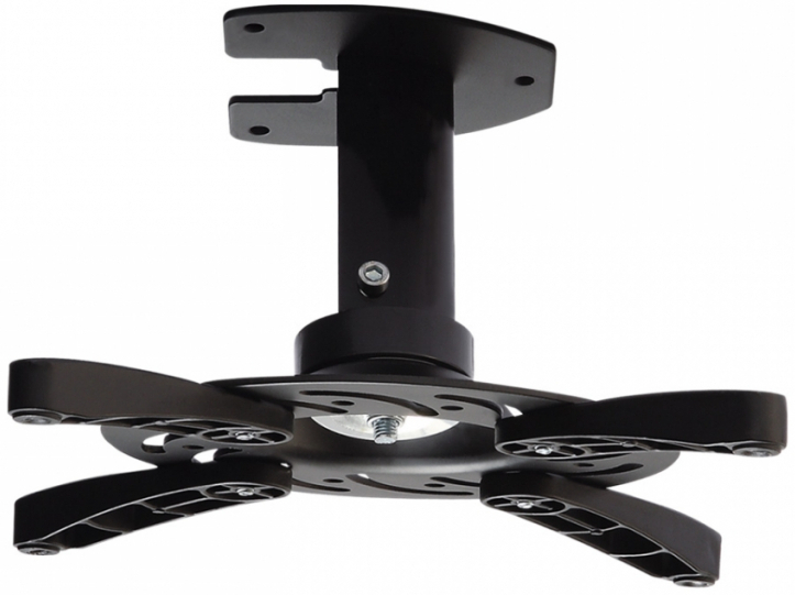 Uchwyt podwieszany sufitowy regulowany do projektora system ukrywania kabli