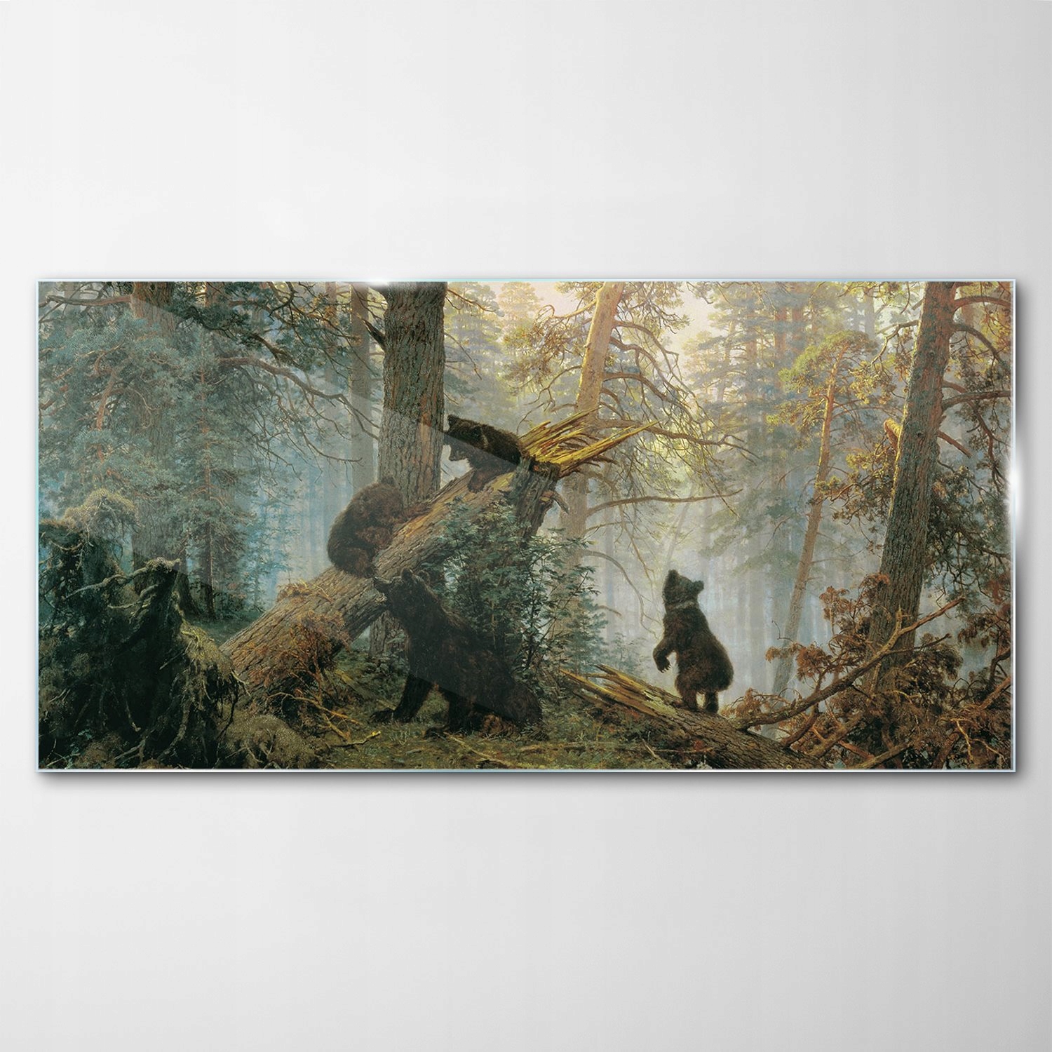 

Obraz Szklany Dekor Niedźwiedzie w Lesie 100x50