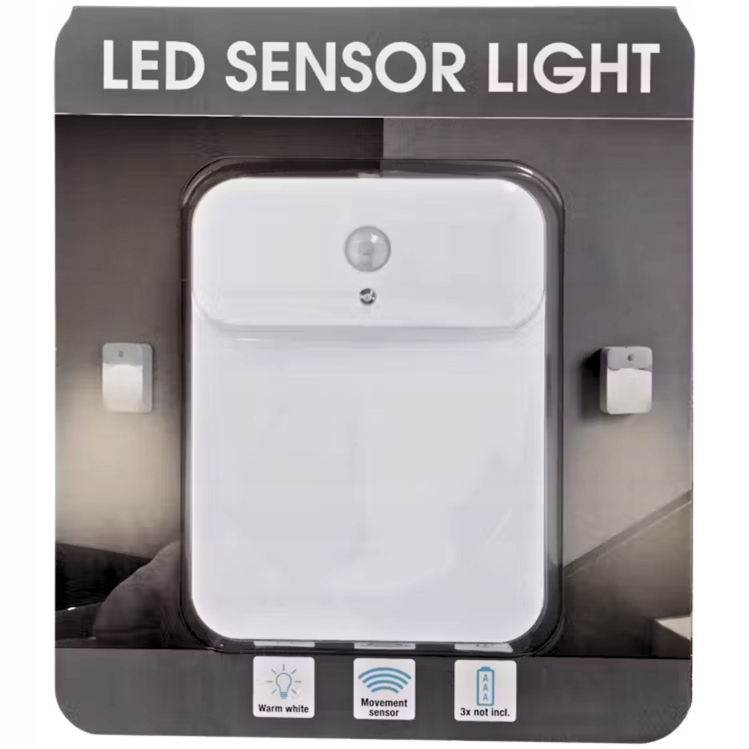 LAMPA ŚCIENNA LED Z CZUJNIKIEM RUCHU, DO OGRODU KORYTARZA ŚCIEŻKI WERANDY