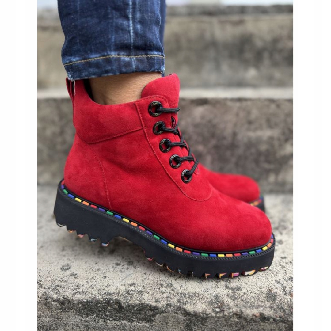 Dámské trekové boty Artiker 55C0511 Red 39, Červená