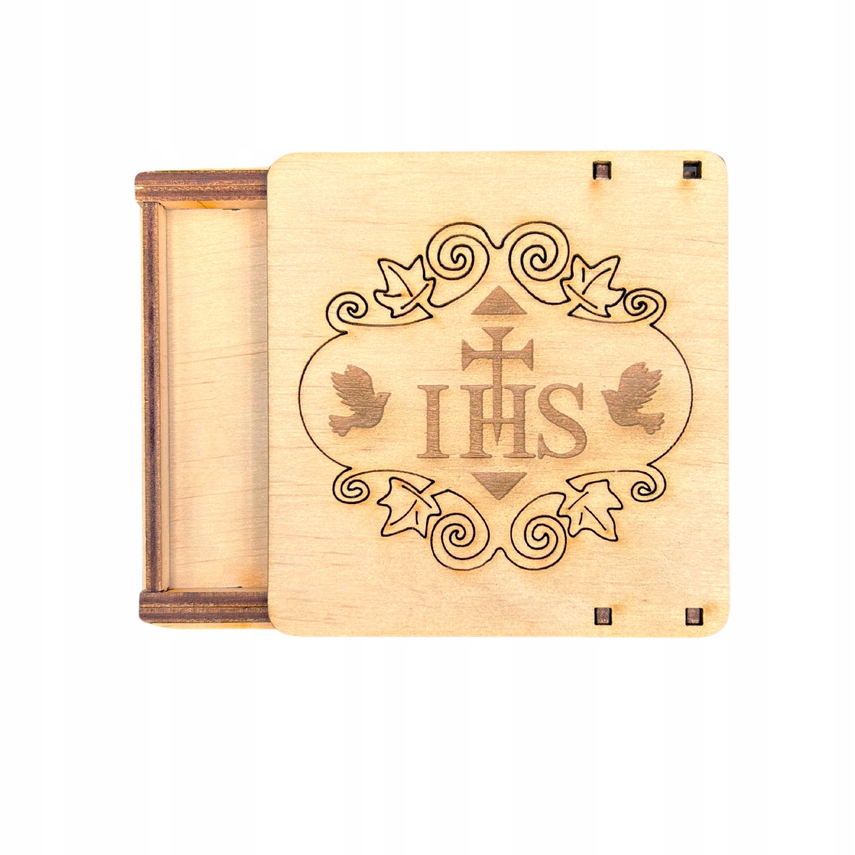 DREWNIANE PUDEŁKO KOMUNIJNE PAMIĄTKA PUDEŁECZKO SZKATUŁKA KOMUNIA PREZENT Kod producenta g840