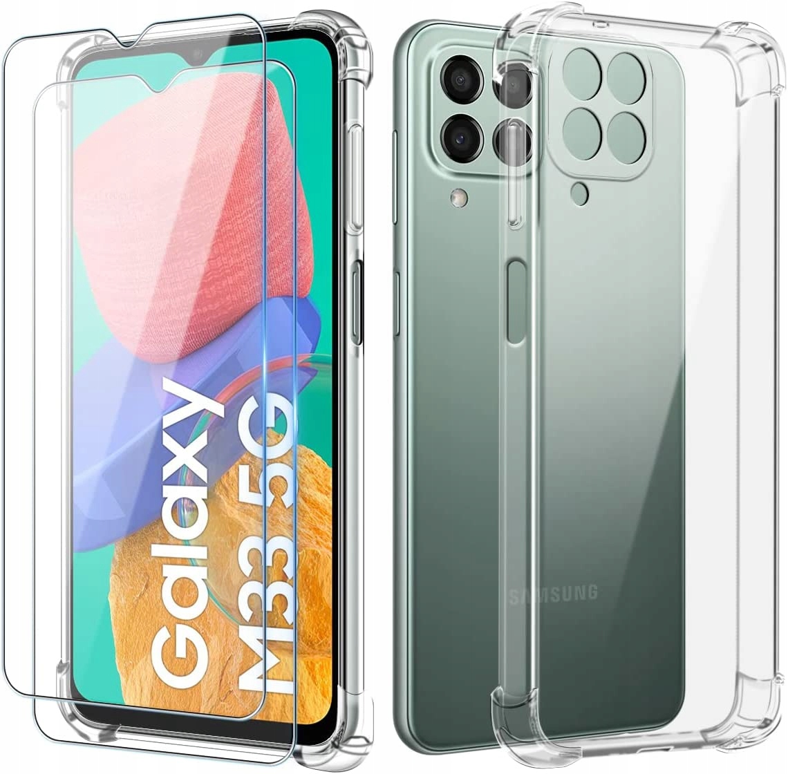 

Etui Anti-shock Szkło do Samsung Galaxy M33 5G