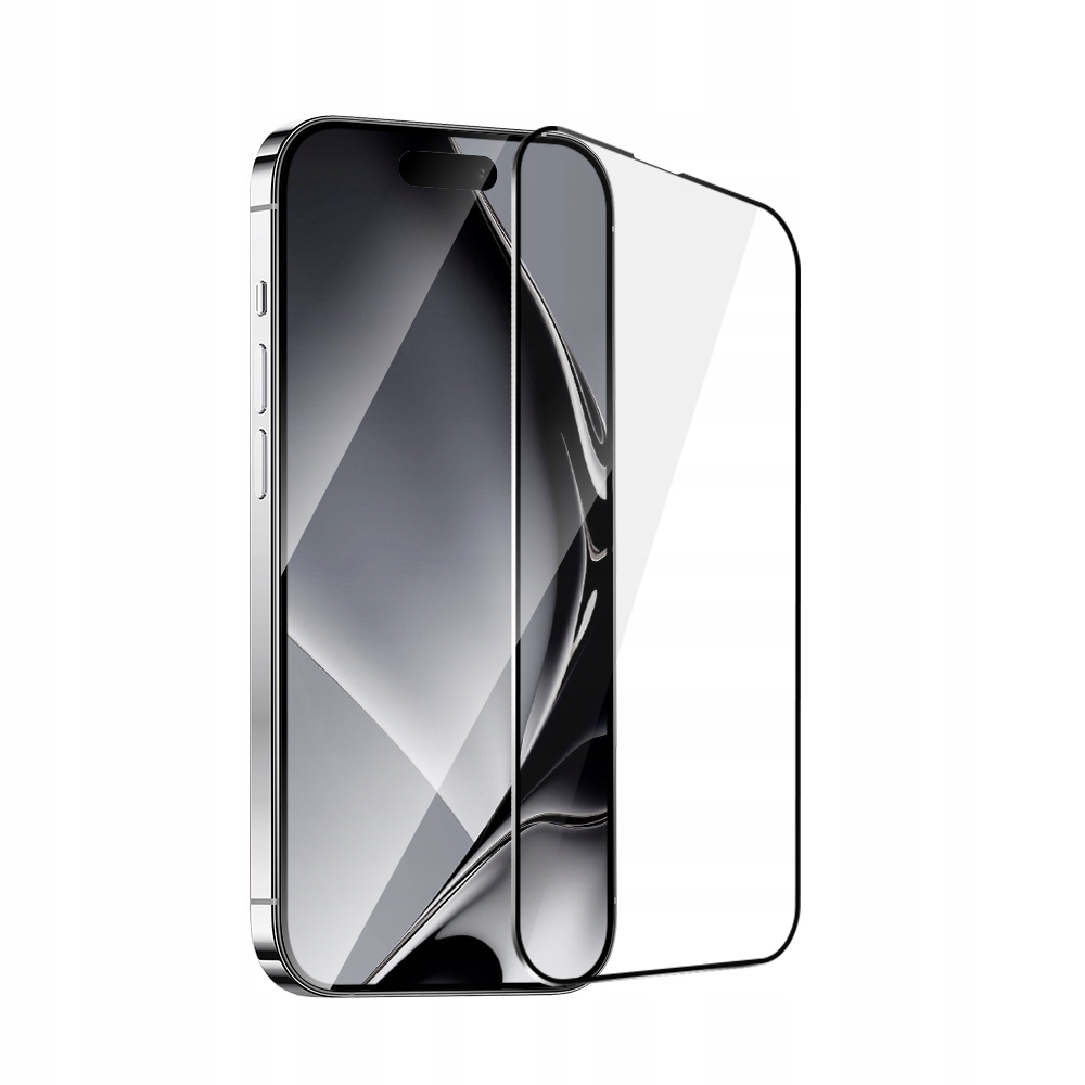 Szkło hartowane z metalową ramką do Samsung Galaxy S25 czarna ramka Tfo