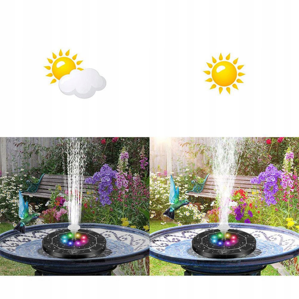 FONTANNA SOLARNA, POMPA DO STAWU, PŁYWAJĄCA FONTANNA, POMPA DO STAWU, WANNY EAN (GTIN) 6951000609462