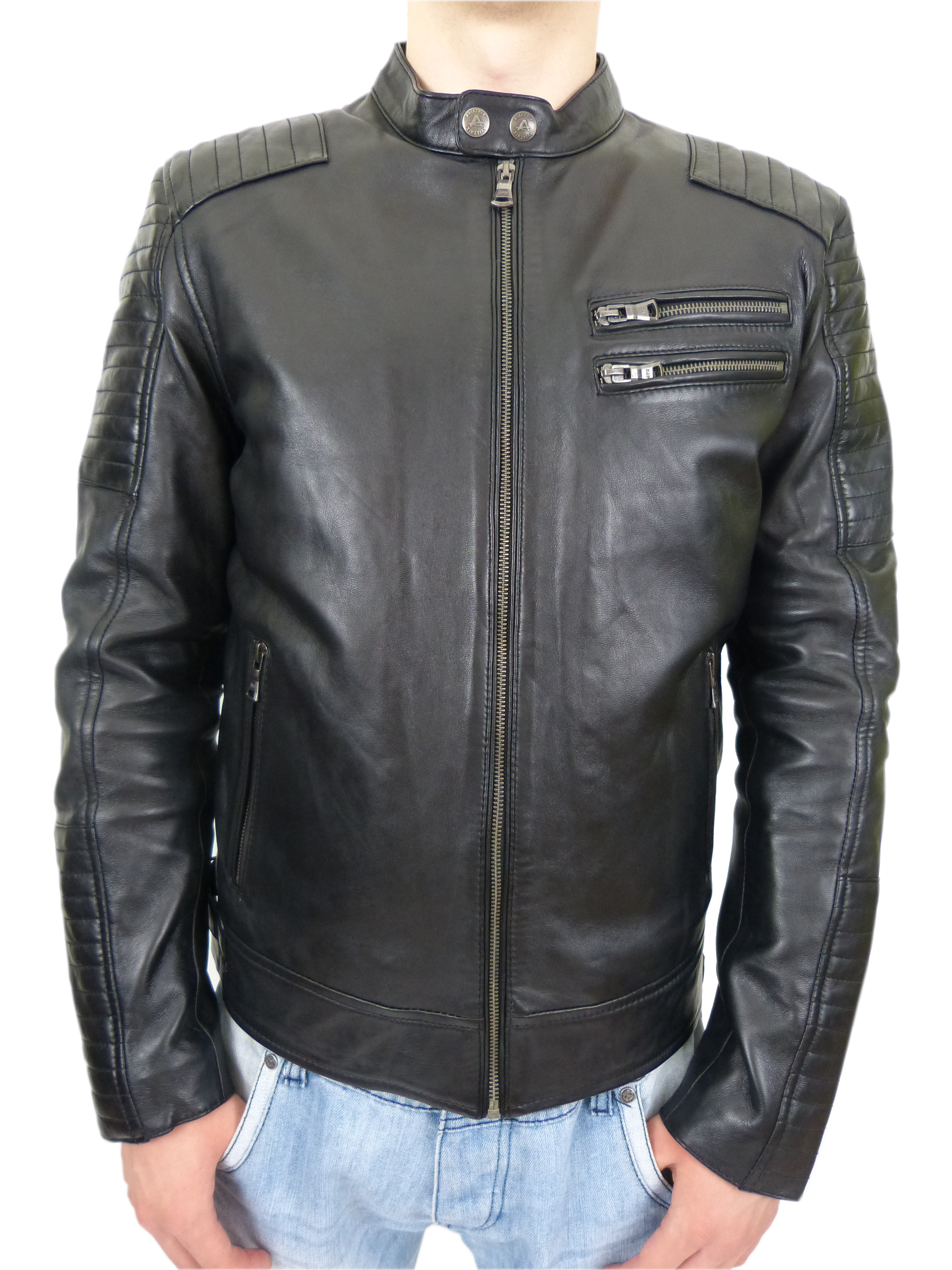 

Kurtka Skórzana Męska Brian Soft Bikermarket r. XL