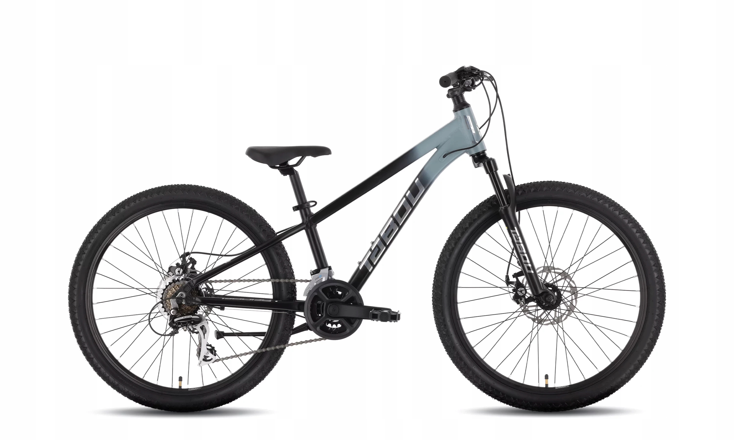 Rower młodzieżowy Tabou Badboy 24 Disc szaro-czarny