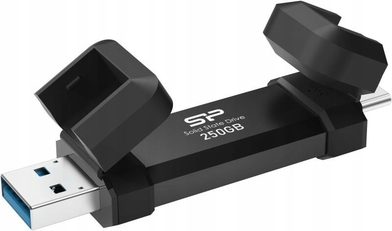 Pendrive Dysk zewnętrzny Ssd Silicon Power DS72 250GB Dual Usb 3.2 i usb C