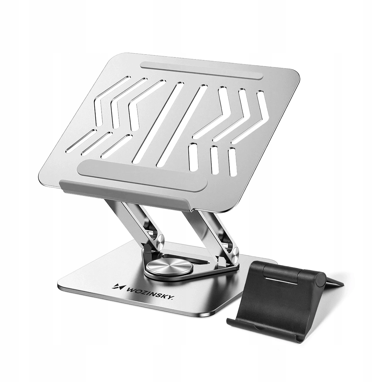 Stojan na notebook a tablet Wozinsky WRS-CPY84SS hliníkový Dárek