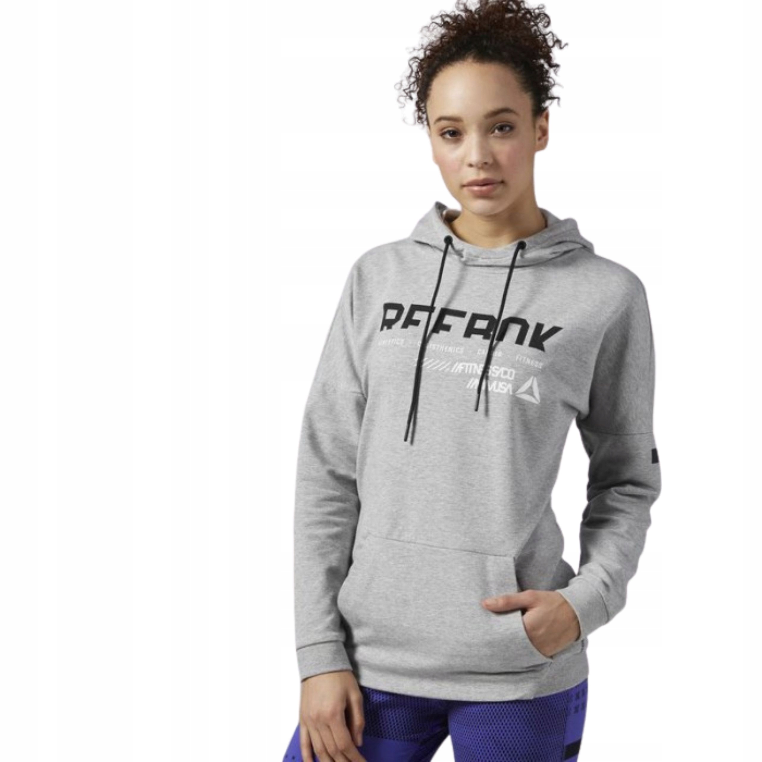 Damska bluza sportowa Reebok Workout Ready Hoodie Xxs