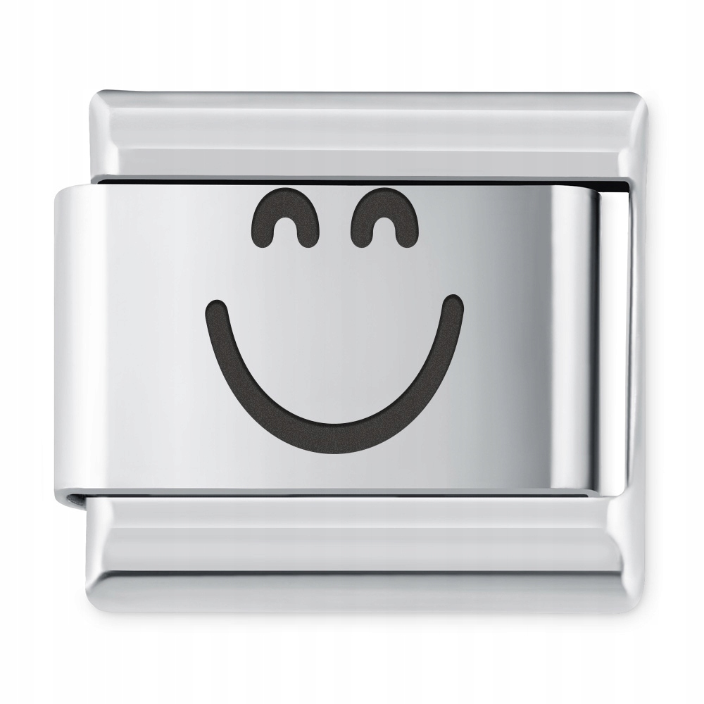 

Italian Charms Symbole Emocje Buźka Radość Grawer