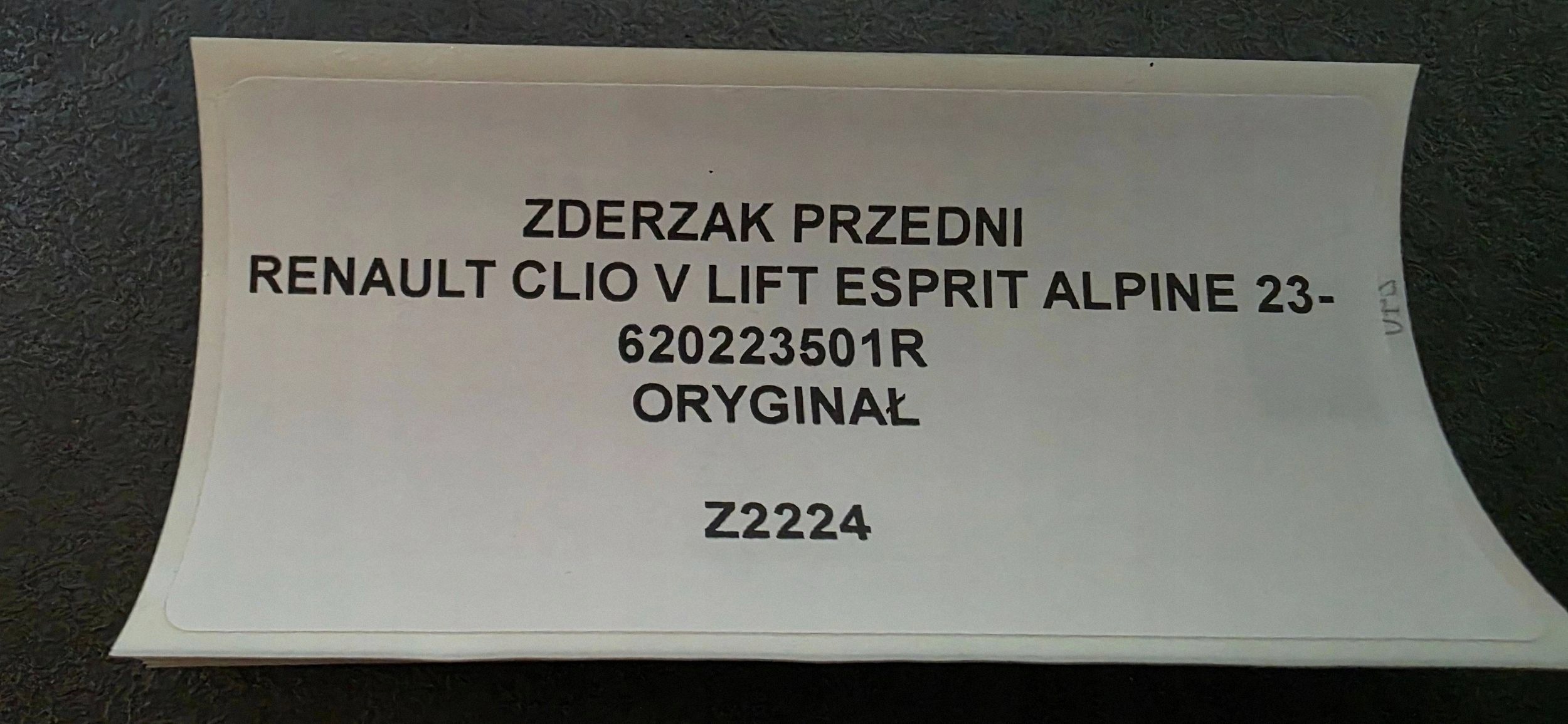 front bumper front Renault Clio V 620223501R